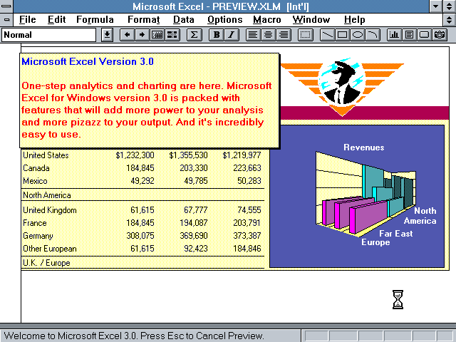 Microsoft Excel 3.0 Charts and Graphs (1990)